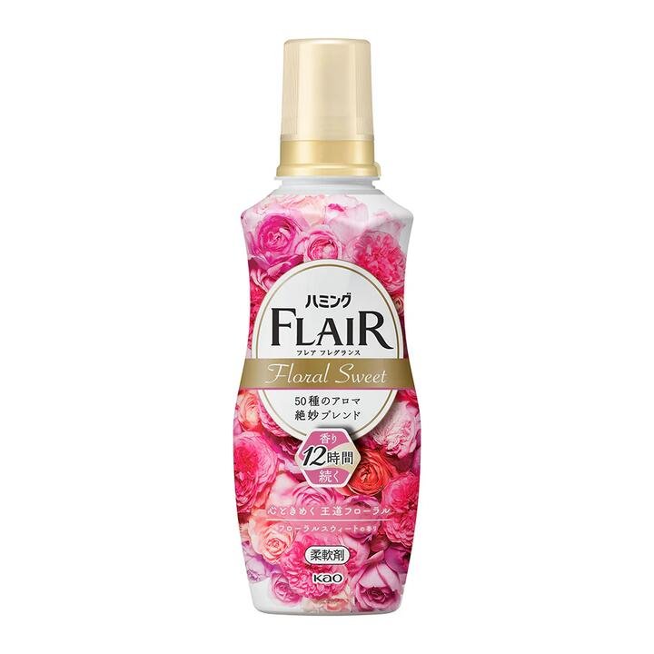 Kao FLAIR Fabric Softener – Sweet Rose Scent, 520ml Gourmet Grocer Kao FLAIR Fabric Softener - Sweet Rose Scent, 520ml