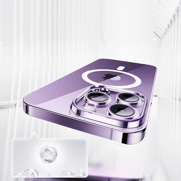 Baseus Crystal Series Magnetic Case for iPhone 15 Plus – Transparent Gourmet Grocer Baseus Crystal Series Magnetic Case for iPhone 15 Plus - Transparent