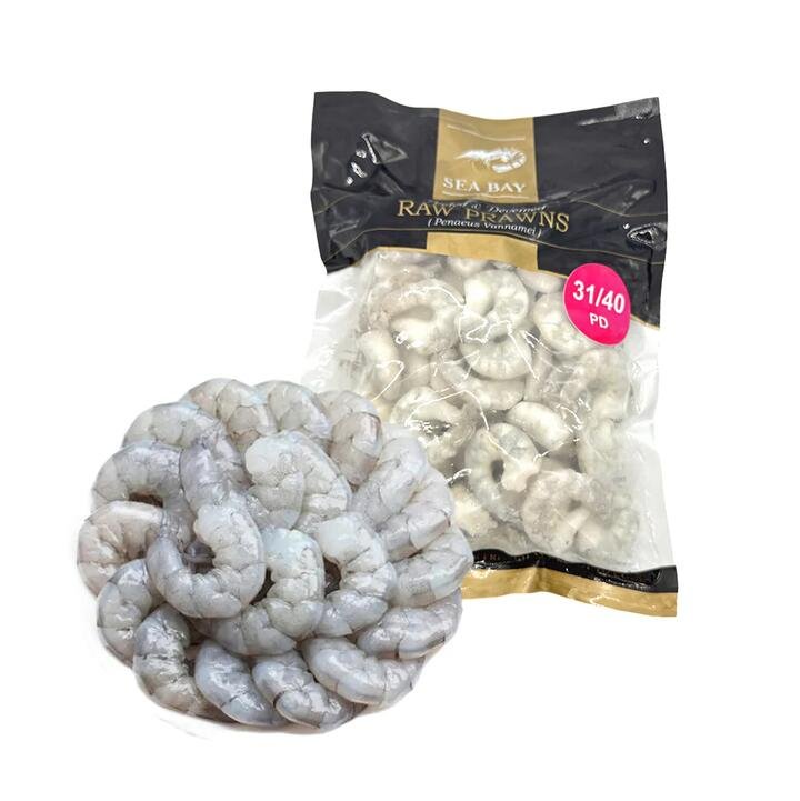 Sea Bay Frozen Raw Prawn Meat Size 31/40 - 700g