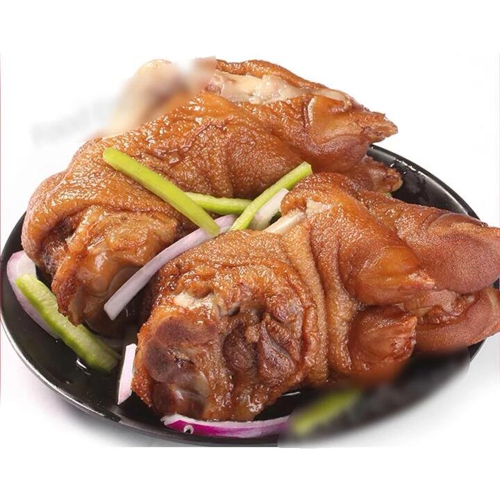 Ding’s Private Kitchen Frozen Braised Tiger Skin Pork Trotters – 2 Pieces Gourmet Grocer Ding's Private Kitchen Frozen Braised Tiger Skin Pork Trotters - 2 Pieces