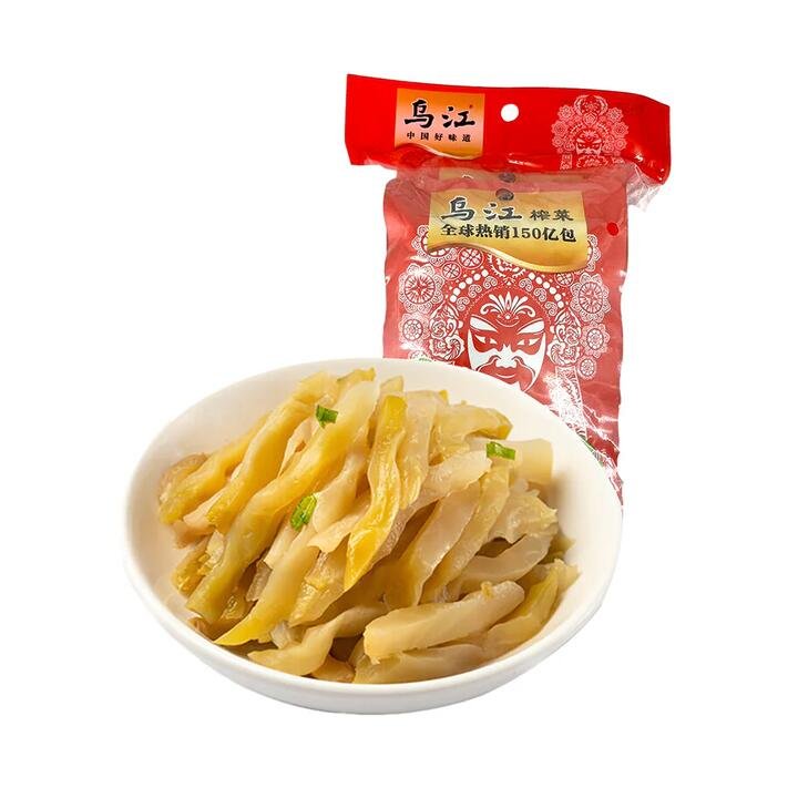 Wujiang Pickled Mustard - Light and Fragrant - 80g x 4 Packs