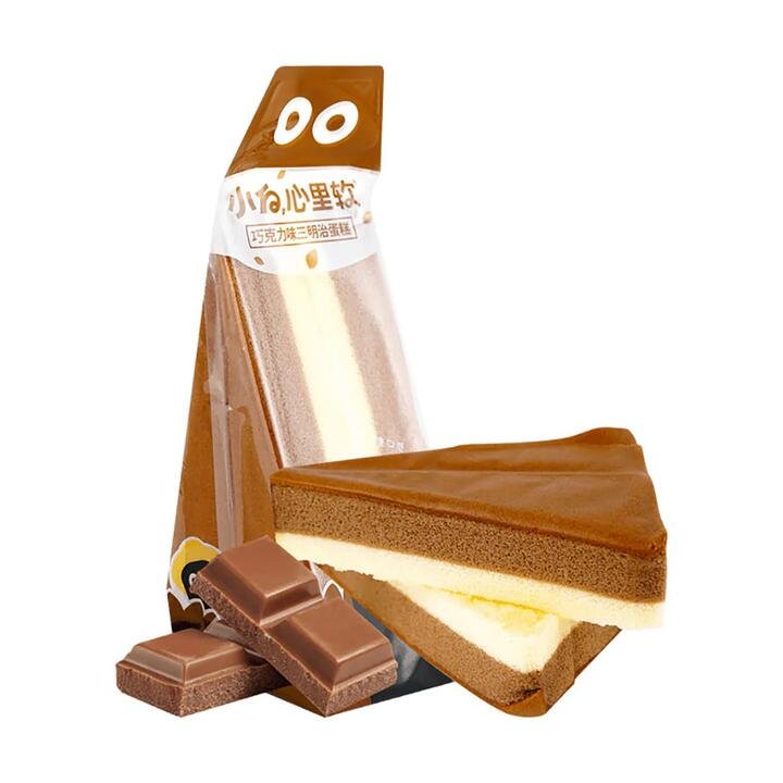 Xiaobai Soft Heart Chocolate Flavor Sandwich Cake – 90g Gourmet Grocer Xiaobai Soft Heart Chocolate Flavor Sandwich Cake - 90g