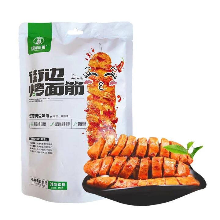 Cizhou Town Street Grilled Gluten – Beef Flavor, 118g Gourmet Grocer Cizhou Town Street Grilled Gluten - Beef Flavor, 118g
