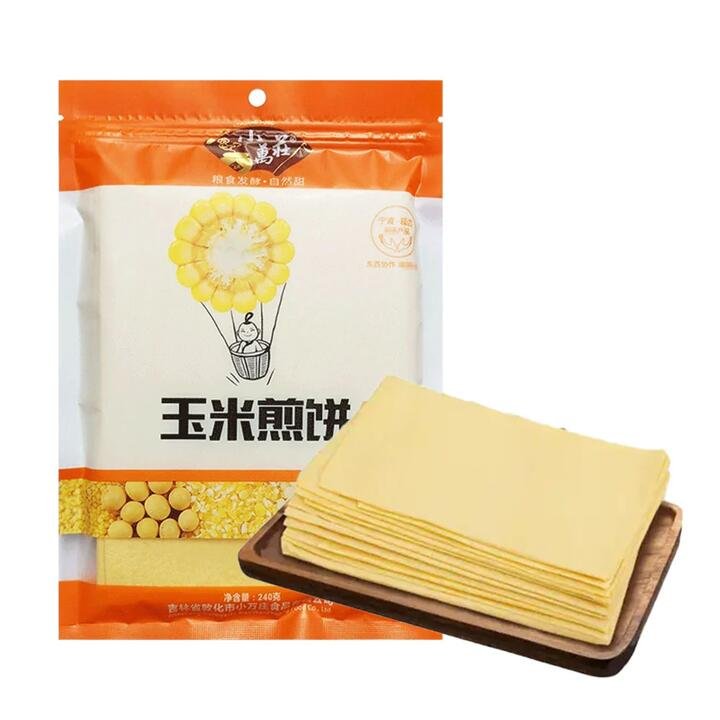 Xiaowanzhuang Corn Pancakes – 240g Gourmet Grocer Xiaowanzhuang Corn Pancakes - 240g