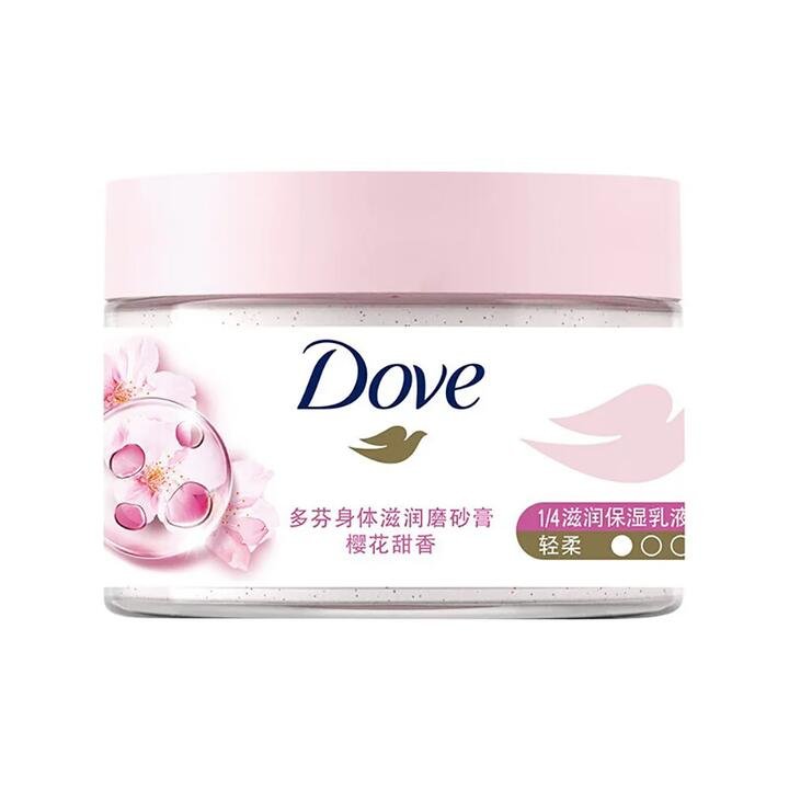 Dove Body Scrub Cherry Blossom Scent - 298ml