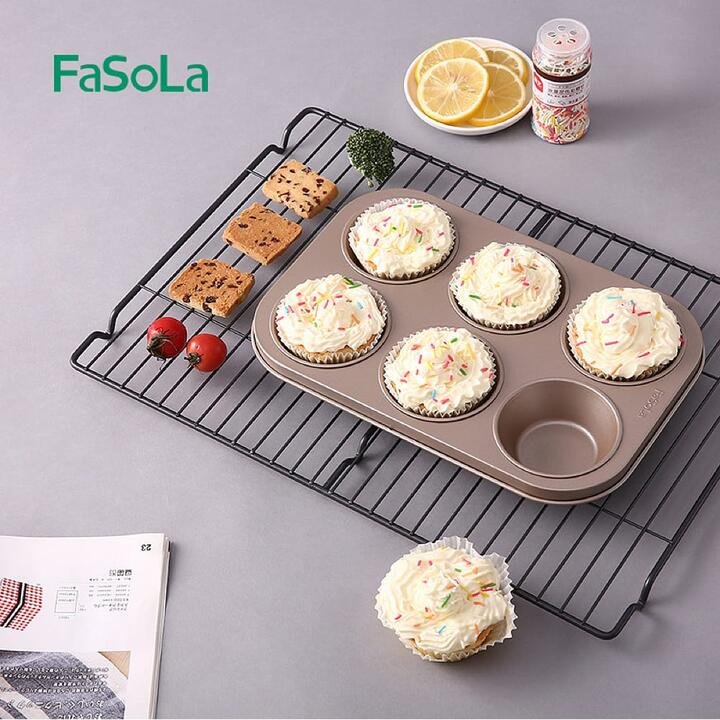 FaSoLa 6-Cup Muffin Pan - 289*195*30mm