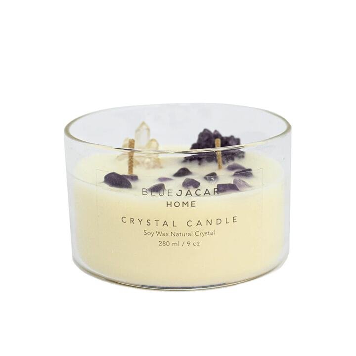 Blue Jacar Crystal Candle - Provence Poem