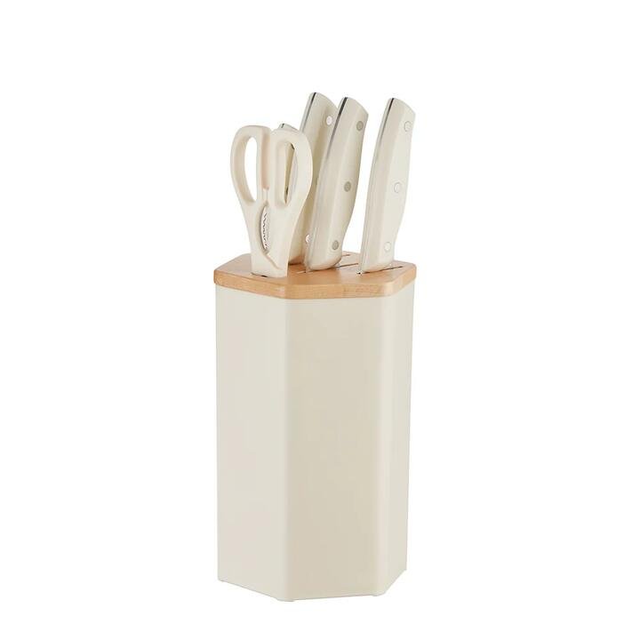 Cooker King Simple White Knife Set - 6 Pieces
