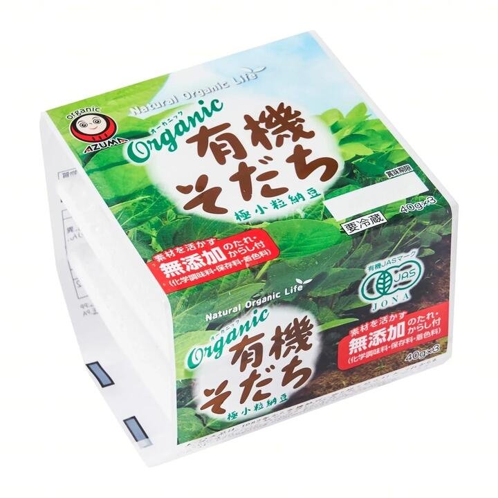 Azuma Organic Small Grain Natto - 40g x 3 Packs