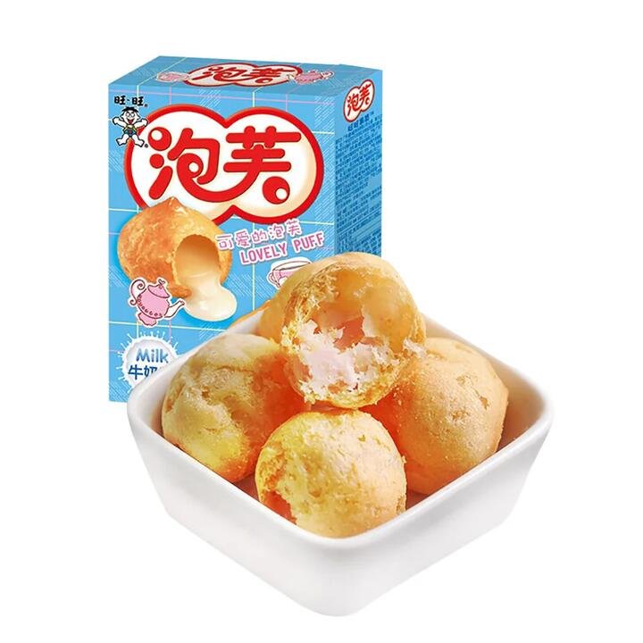 Want Want Milk Flavored Puffs - 60g