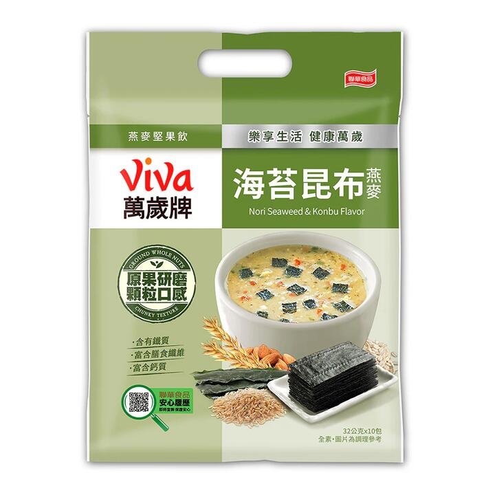 Viva Oat and Nut Drink - Nori Seaweed & Konbu Flavor - 320g