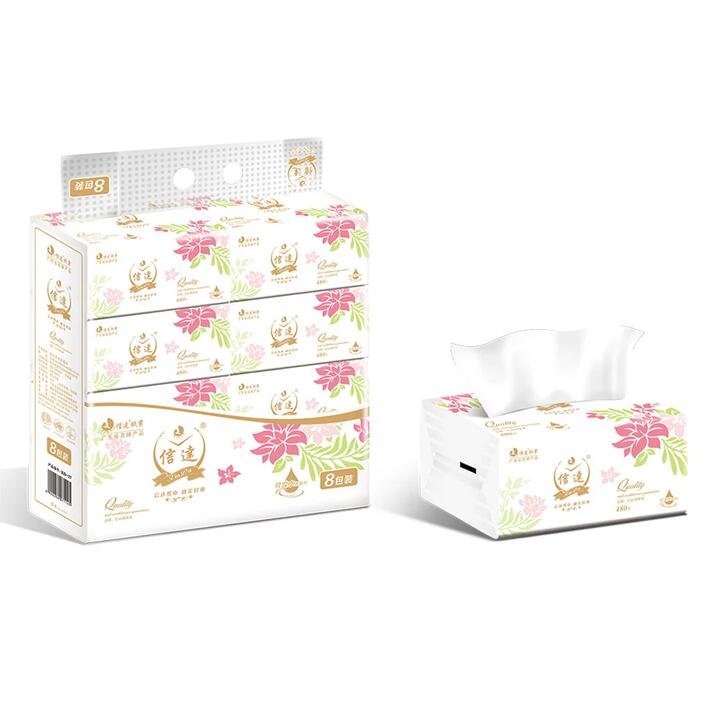 Xinda 4-Ply Water-Resistant Tissue Paper – 120 Sheets x 8 Packs Gourmet Grocer Xinda 4-Ply Water-Resistant Tissue Paper - 120 Sheets x 8 Packs