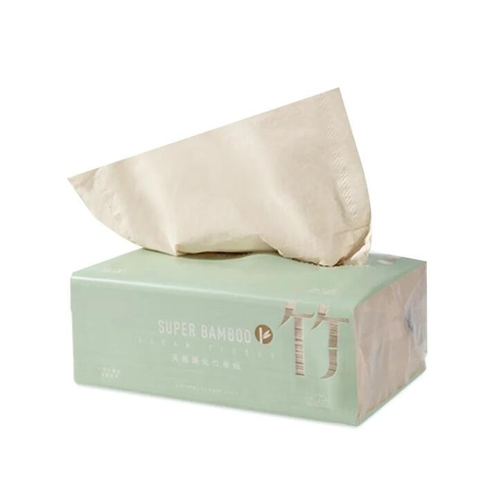 Lifease Zhenyu Bamboo Natural Color Tissue - 3-Ply, 120 Sheets, Single Pack