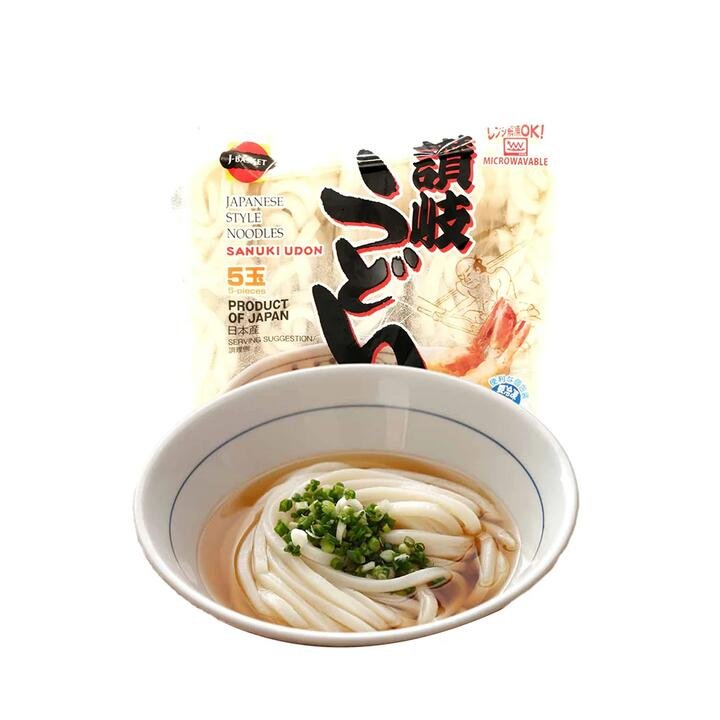 J-Basket Frozen Udon Noodles - 5pcs, 1.25kg