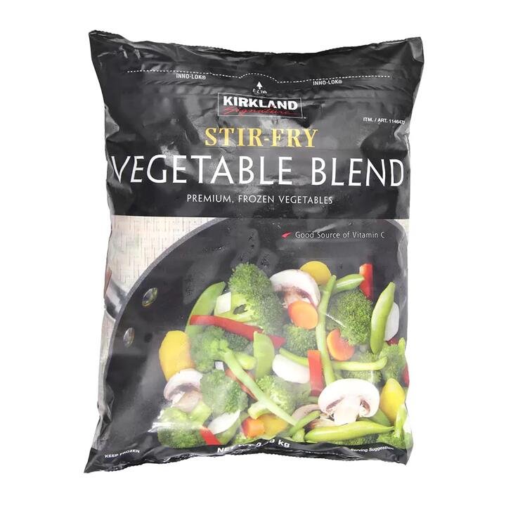 Kirkland Frozen Stir-Fry Vegetable Blend - 2.49kg
