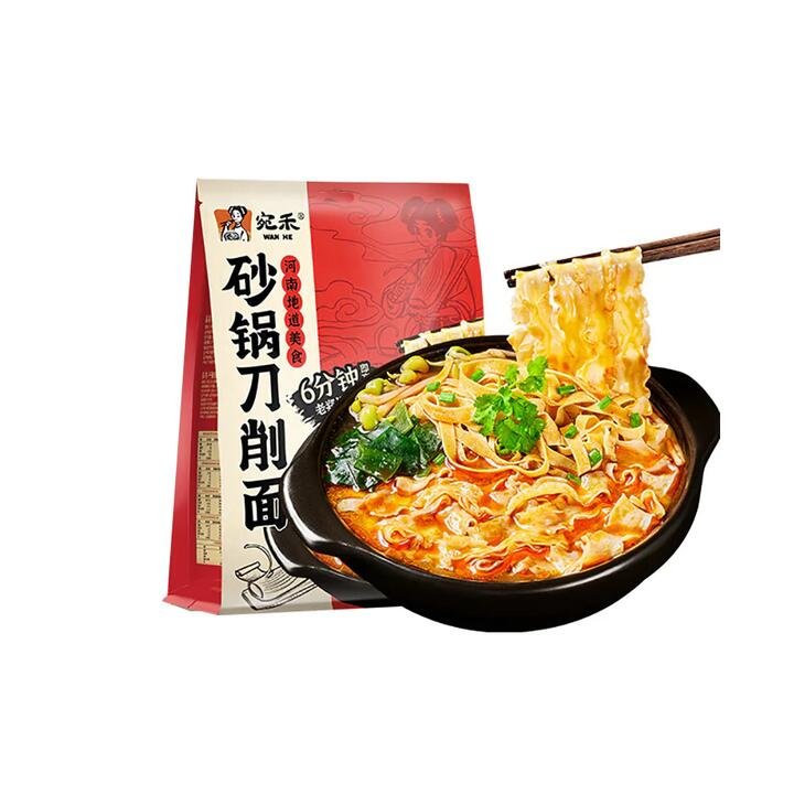 Wan He Clay Pot Knife-Cut Noodles - 170g