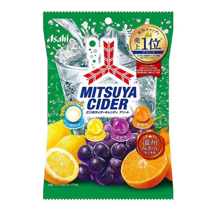 Asahi Mitsuya Cider Lemon Soda Candy Assorted Flavors - 112g