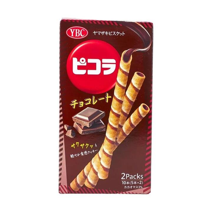 YBC Picola Chocolate Flavored Wafer Rolls - 49g