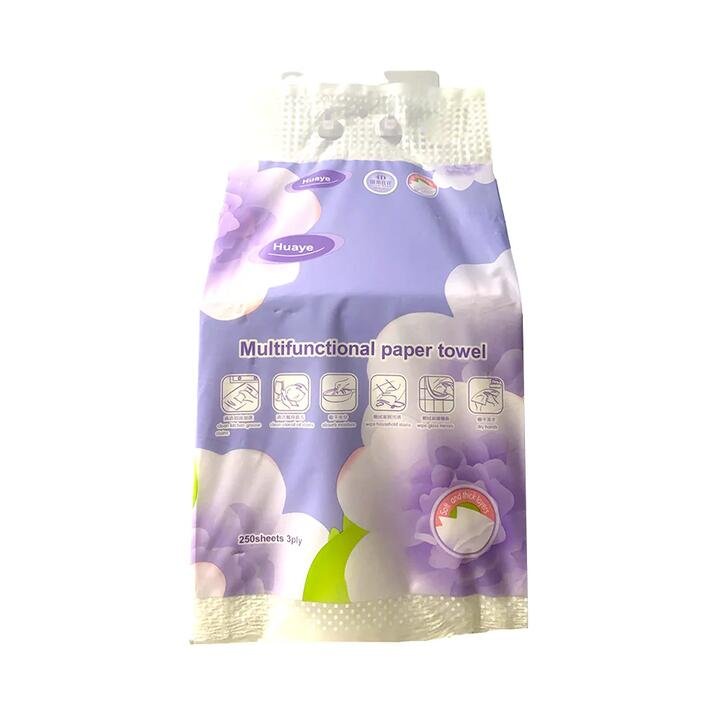Huaye Multifunctional Paper Towels - 250 Sheets, 3 Ply