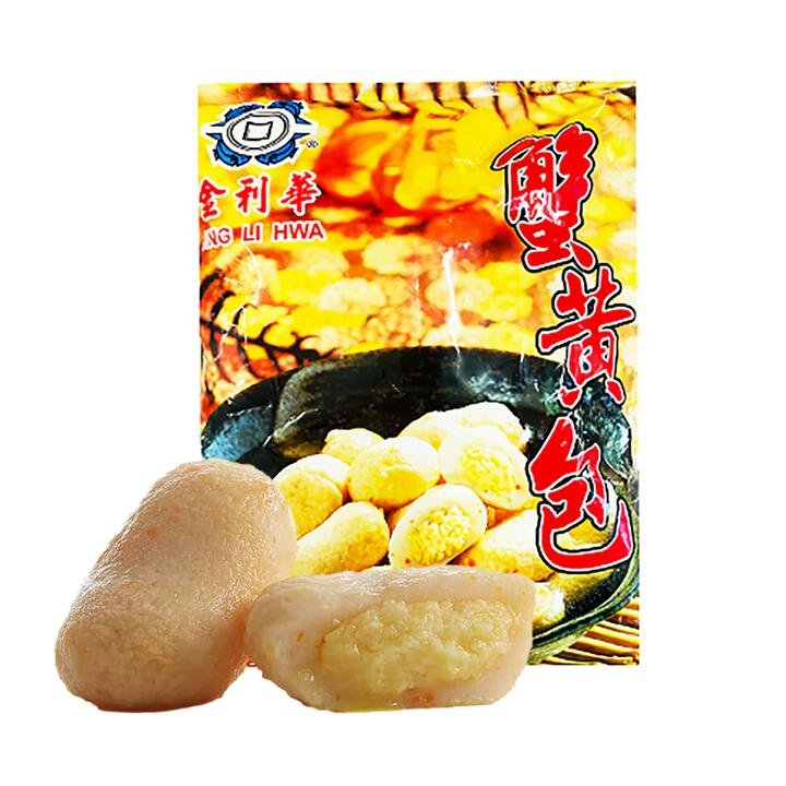 Jin Li Hwa Frozen Crab Roe Buns - 500g