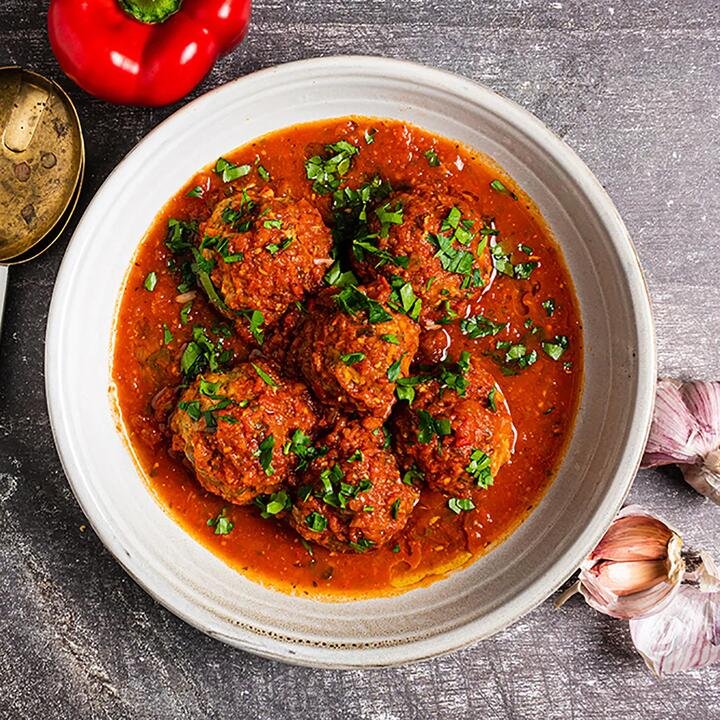 Westbourne Lane Classic Beef Meatballs – 2 Servings, 500g Gourmet Grocer Westbourne Lane Classic Beef Meatballs - 2 Servings, 500g