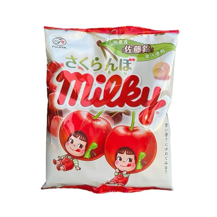 Fujiya Milky Cherry Flavor Candy – 68g Gourmet Grocer Fujiya Milky Cherry Flavor Candy - 68g