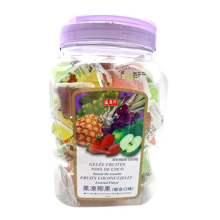 Senjyo Assorted Fruity Coconut Jelly – 1.5kg Gourmet Grocer Senjyo Assorted Fruity Coconut Jelly - 1.5kg
