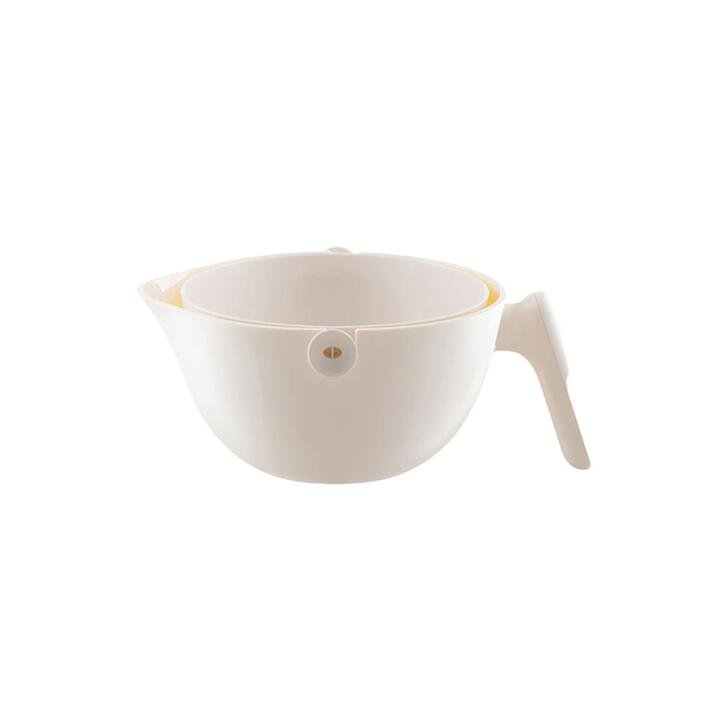 Modern SweetHome Bird-Shaped Colander – Cream White Gourmet Grocer Modern SweetHome Bird-Shaped Colander - Cream White