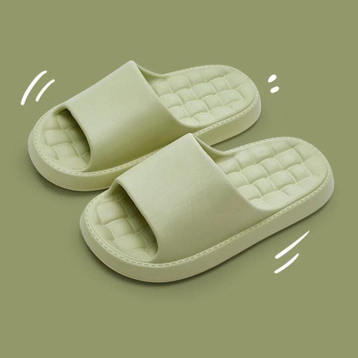 YouDiao Home Slippers Avocado Green Size 38-39 Gourmet Grocer YouDiao Home Slippers Avocado Green Size 38-39