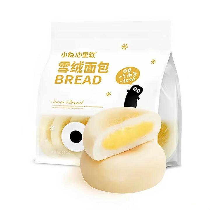 Xiaobai Snowy Bread – 6 Pieces, 270g Gourmet Grocer Xiaobai Snowy Bread - 6 Pieces, 270g