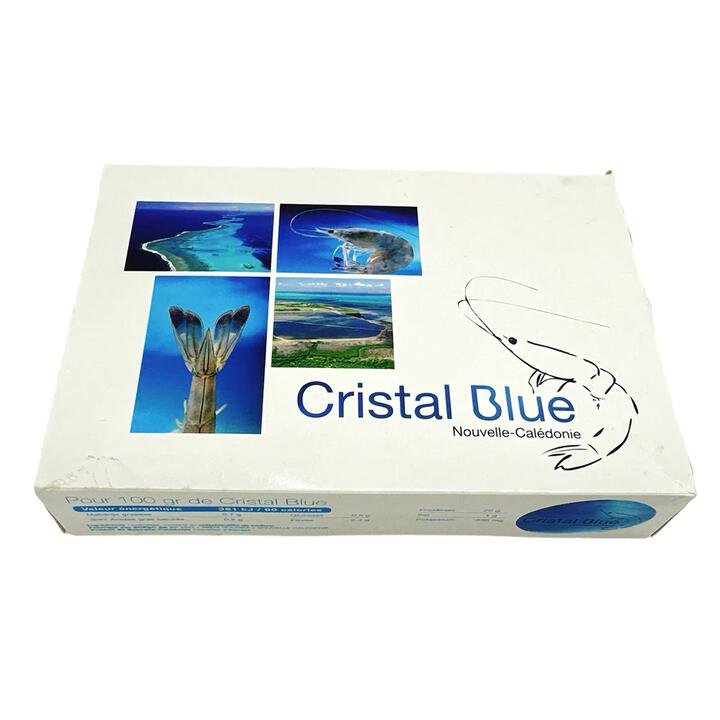 Cristal Blue Frozen Paradise Shrimp Size 26-30 Sashimi Grade Gift Box - 1kg