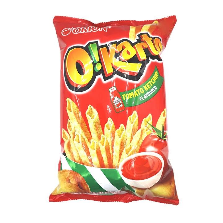 Orion O!Karto Tomato Ketchup Flavored Potato Sticks - 115g