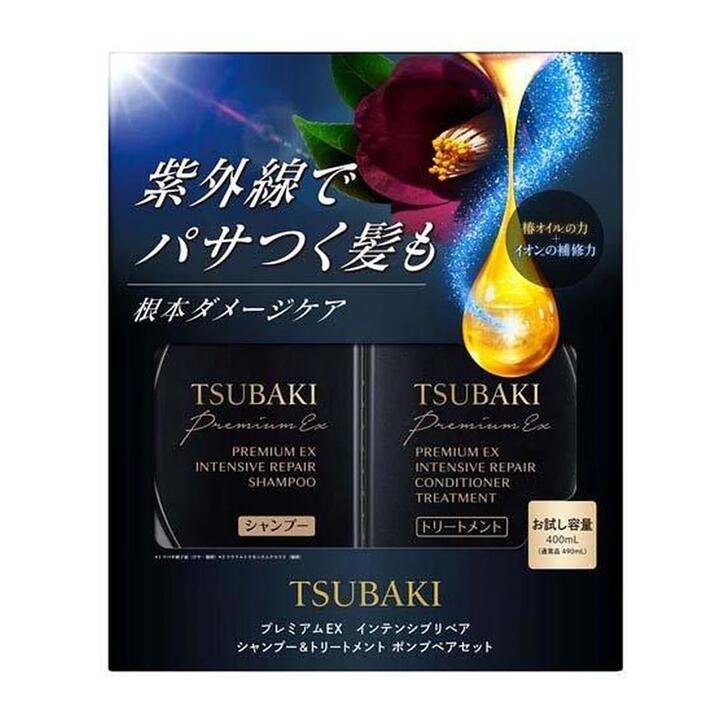 Shiseido Tsubaki Premium EX Intensive Repair Set 400ml*2