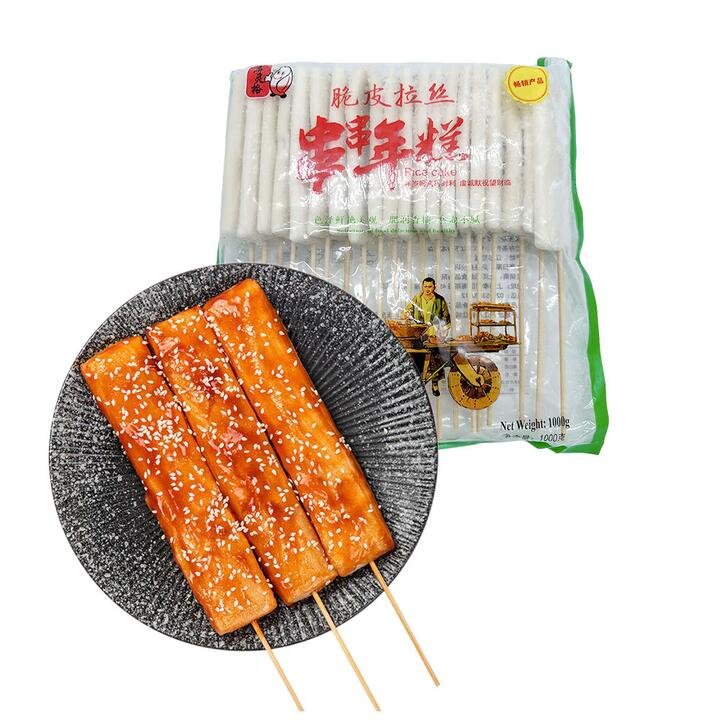 Dingling Frozen Crispy Rice Cake Skewers - 1kg