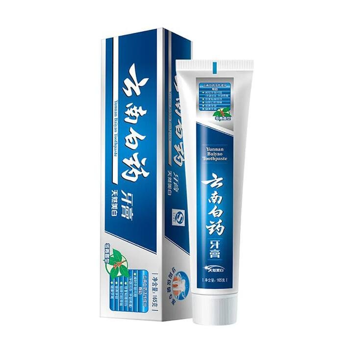 Yunnan Baiyao Toothpaste Wintergreen Flavor – 165g Gourmet Grocer Yunnan Baiyao Toothpaste Wintergreen Flavor - 165g