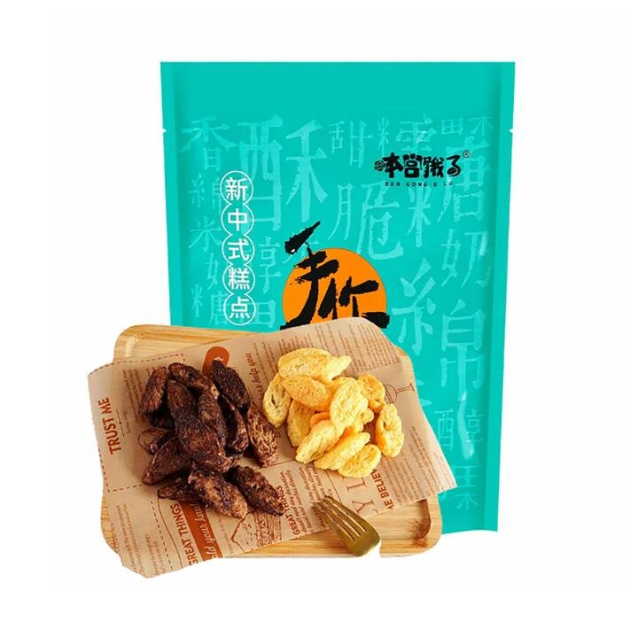 Ben Gong E Le Cheese Flavored Bread Crisps - 70g