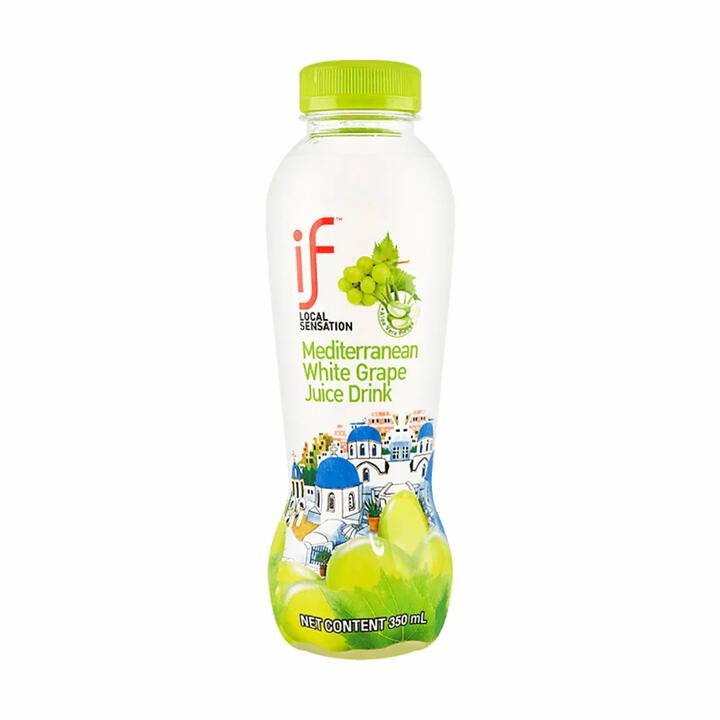 IF Mediterranean White Grape Juice Drink with Aloe Vera Pulp - 350ml