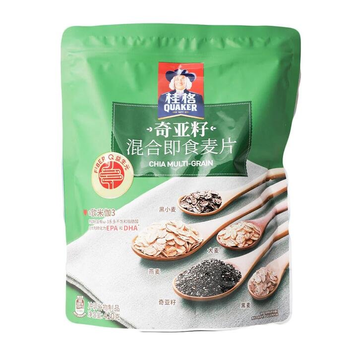 Quaker Chia Multi-Grain Instant Oatmeal - 420g