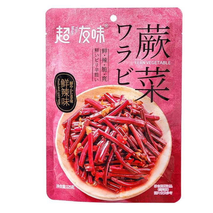 Chaoyouwei Spicy Fern Vegetable - 125g