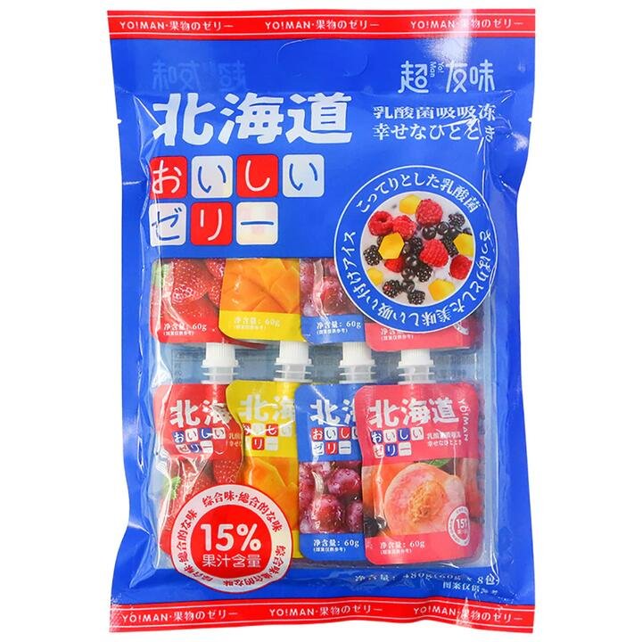Yoiman Lactobacillus Squeeze Jelly Assorted Flavors - 480g