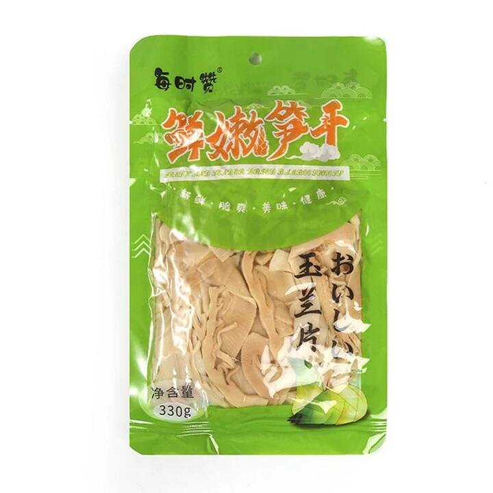 Meishizan Fresh Bamboo Shoots Slices - 330g