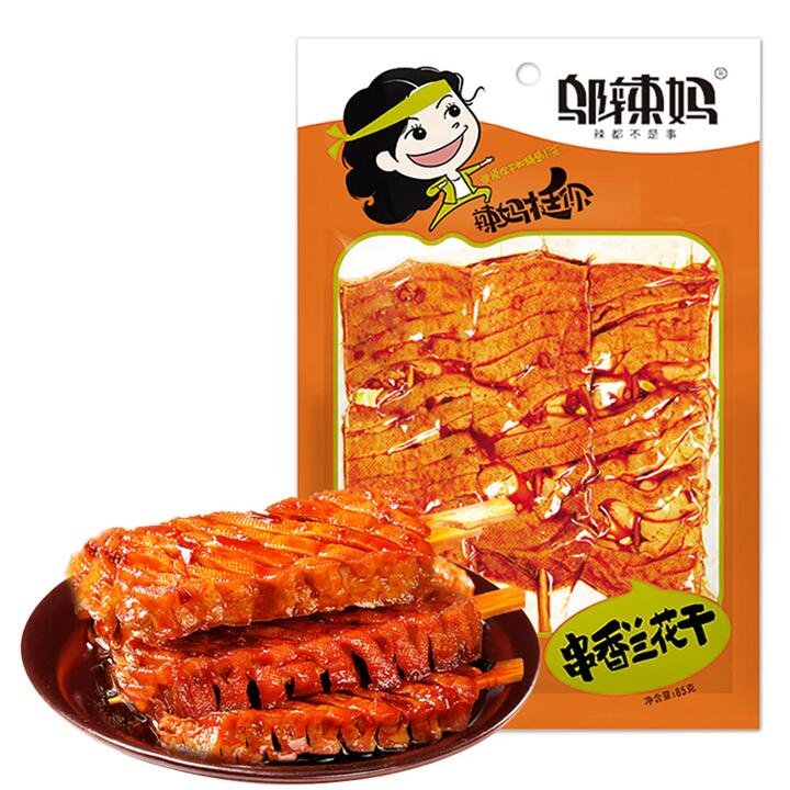 Wulala Spicy Skewered Dried Tofu - 85g