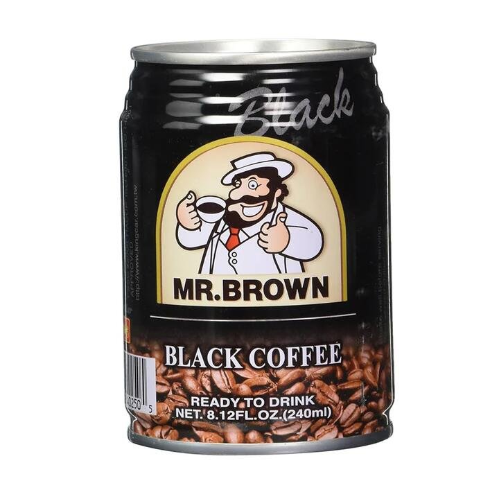Mr. Brown Black Coffee 240ml Gourmet Grocer Mr. Brown Black Coffee 240ml