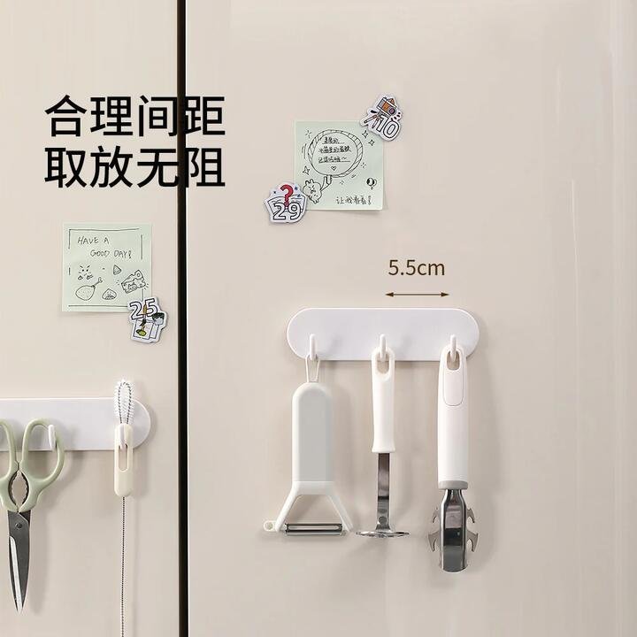 FaSoLa Magnetic 3-Hook Set – White, 2 Pack Gourmet Grocer FaSoLa Magnetic 3-Hook Set - White, 2 Pack