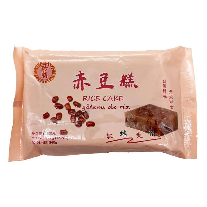 ZhenShan Frozen Red Bean Rice Cake – 4 Pieces, 360g Gourmet Grocer ZhenShan Frozen Red Bean Rice Cake - 4 Pieces, 360g
