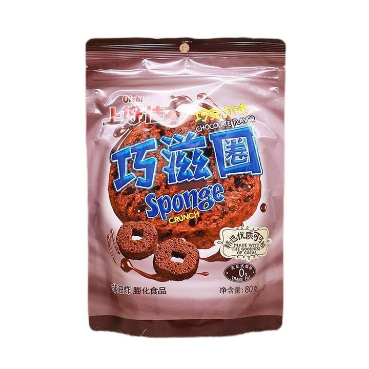 Oishi Chocolate Sponge Crunch - 80g