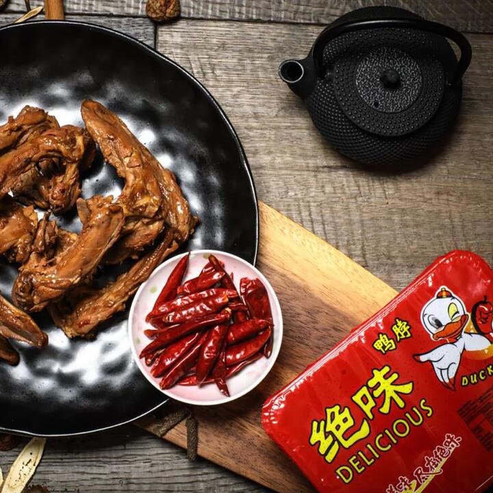 Juewei Sweet and Spicy Duck Bones - 300g