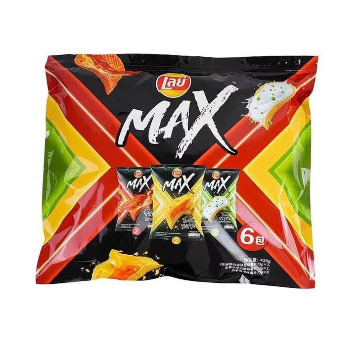 Lay's MAX Wavy Chips Variety Pack 438g