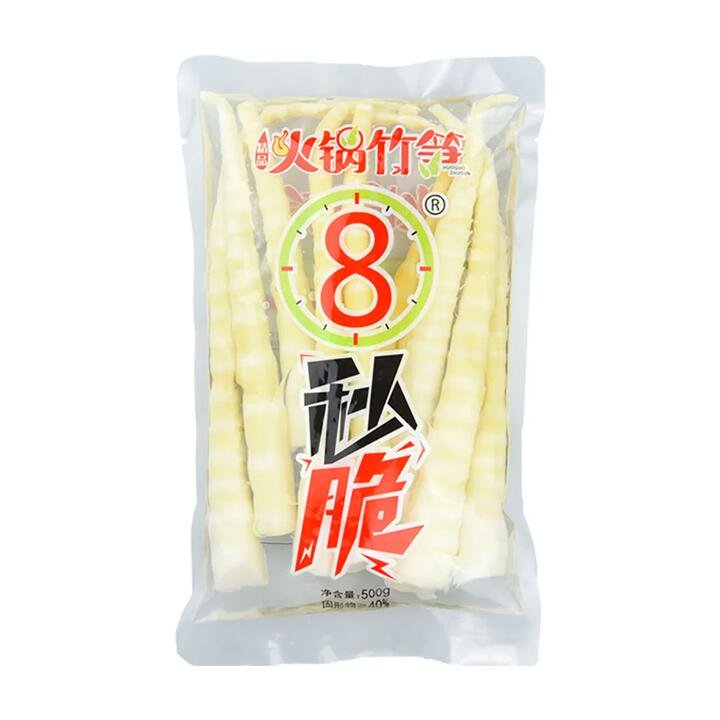 Ba Shi Chuan Zhen 8-Second Crunchy Hot Pot Bamboo Shoots - 500g