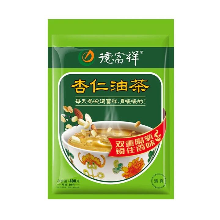 De Fu Xiang Almond Oil Tea – 10 Sachets, 400g Gourmet Grocer De Fu Xiang Almond Oil Tea - 10 Sachets, 400g